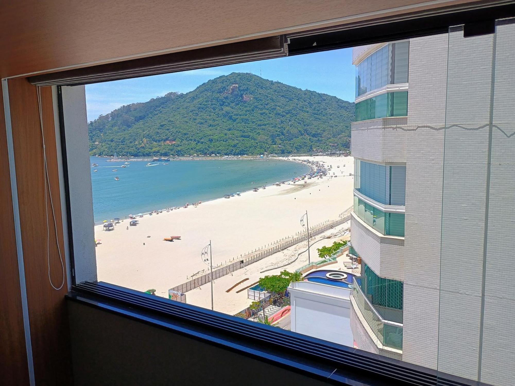 Ferienwohnung Excelente Ap Pe Na Areia Vista Mar Balneário Camboriú Exterior foto